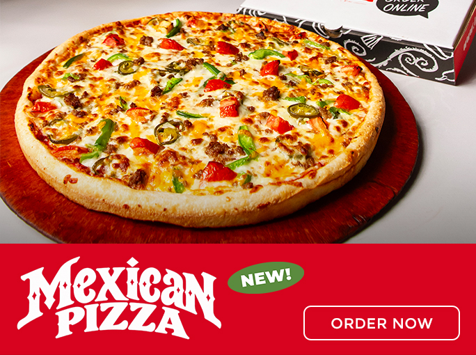 Villages Pizza Mexican Pizza Hero Banner
