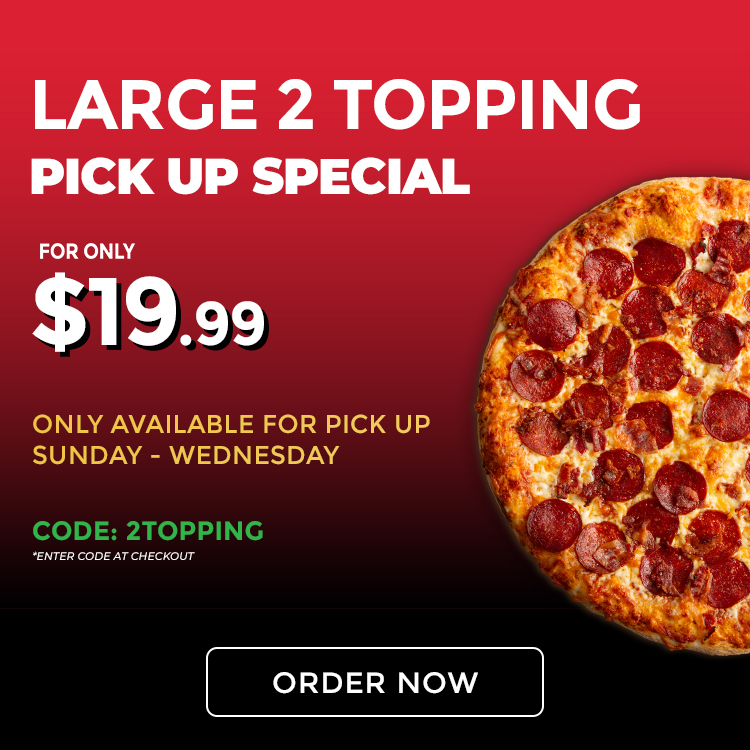 Villages Pizza Large 2 Topping Pizza Deal Homepage